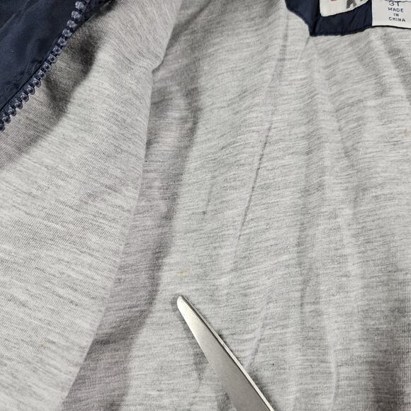 Majestic Boston Red Sox Jacket Toddler Size 3T Blue Red Logo Rain Jacket Hooded - Picture 13 of 16